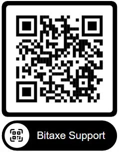 QR-Code zum Telegram-Support von Bitaxe.de