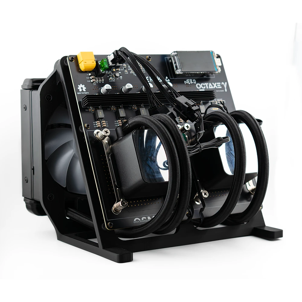 NerdOctAxe Hydro open-source Bitcoin miner rs