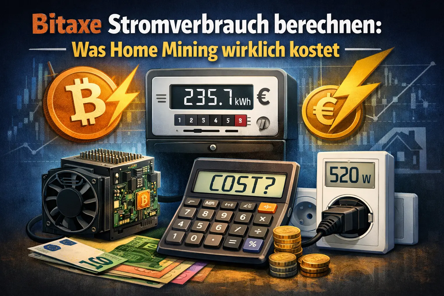 Calculating Bitaxe power consumption